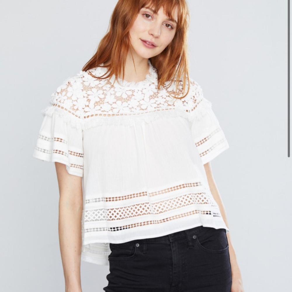 NWT Sea 3D lace boho blouse sold out $298